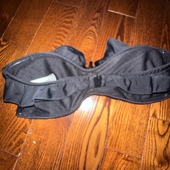 French Connection Black Ruffle Bikini Top - Picture 4 of 4